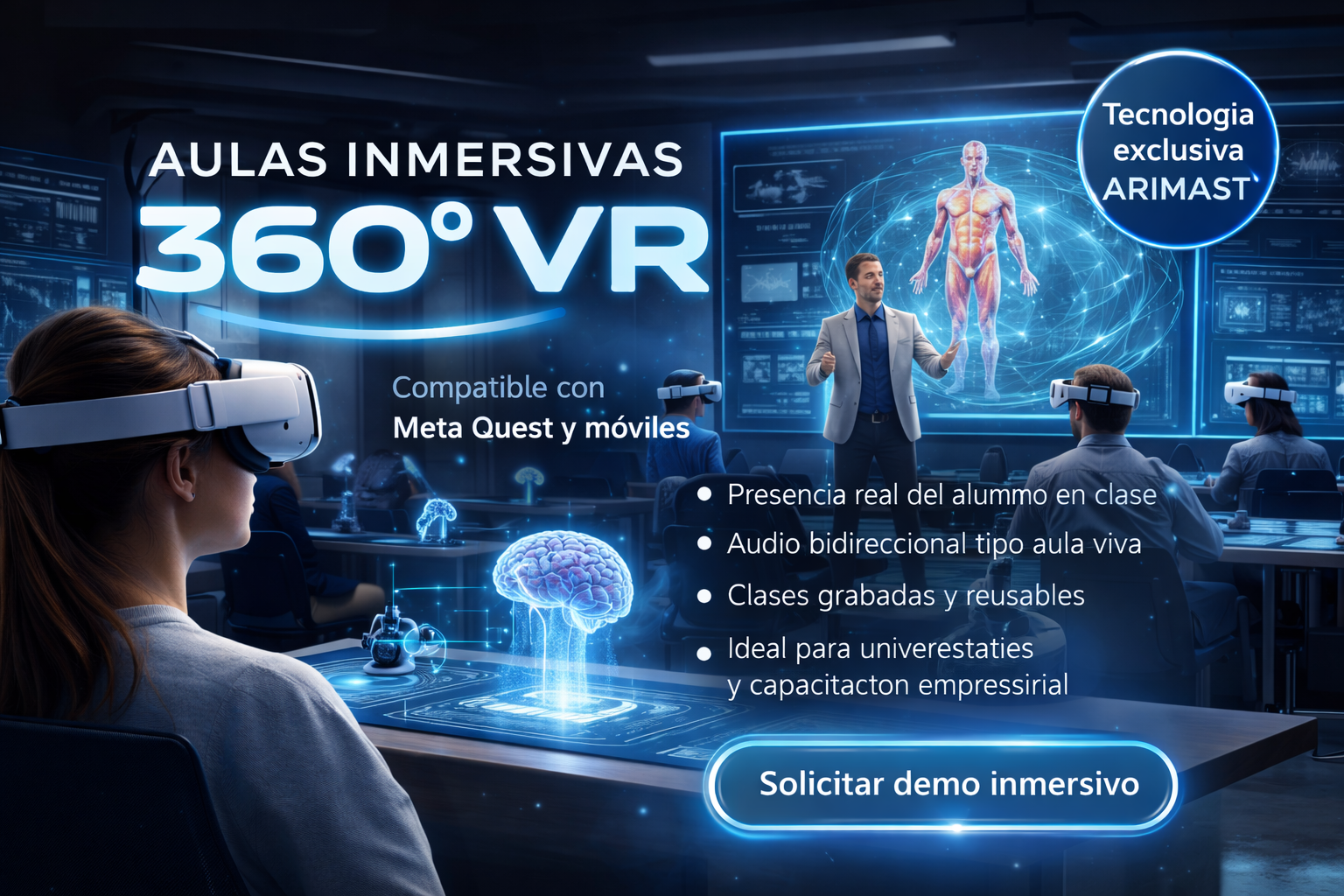 Aulas inmersivas 360 VR